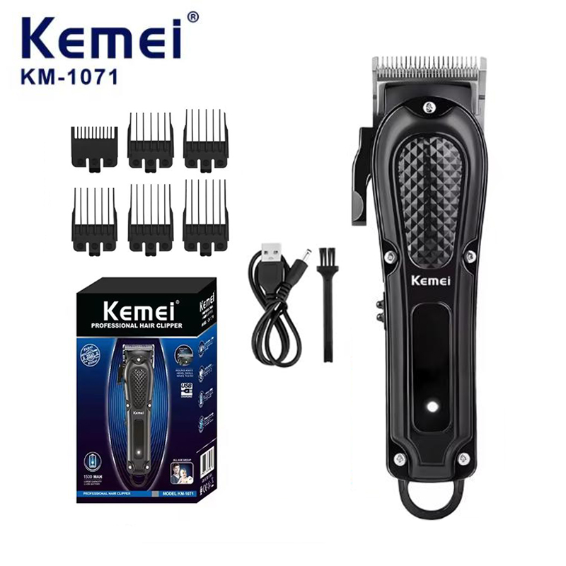 Electric Shaver Rotary - Kemei KM-1071 مقص الشعر الكهربائية UBS