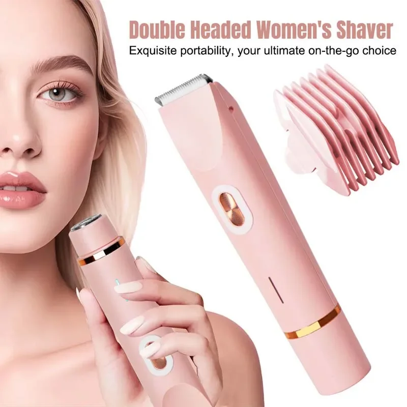 Body Trimmer - ماكينة حلاقة كهربائية للنساء برأسين متعددة