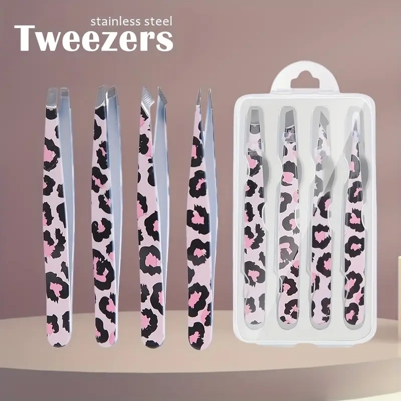 Grooming Kit - 4 مجموعات أدوات تجميل الحواجب المحمولة