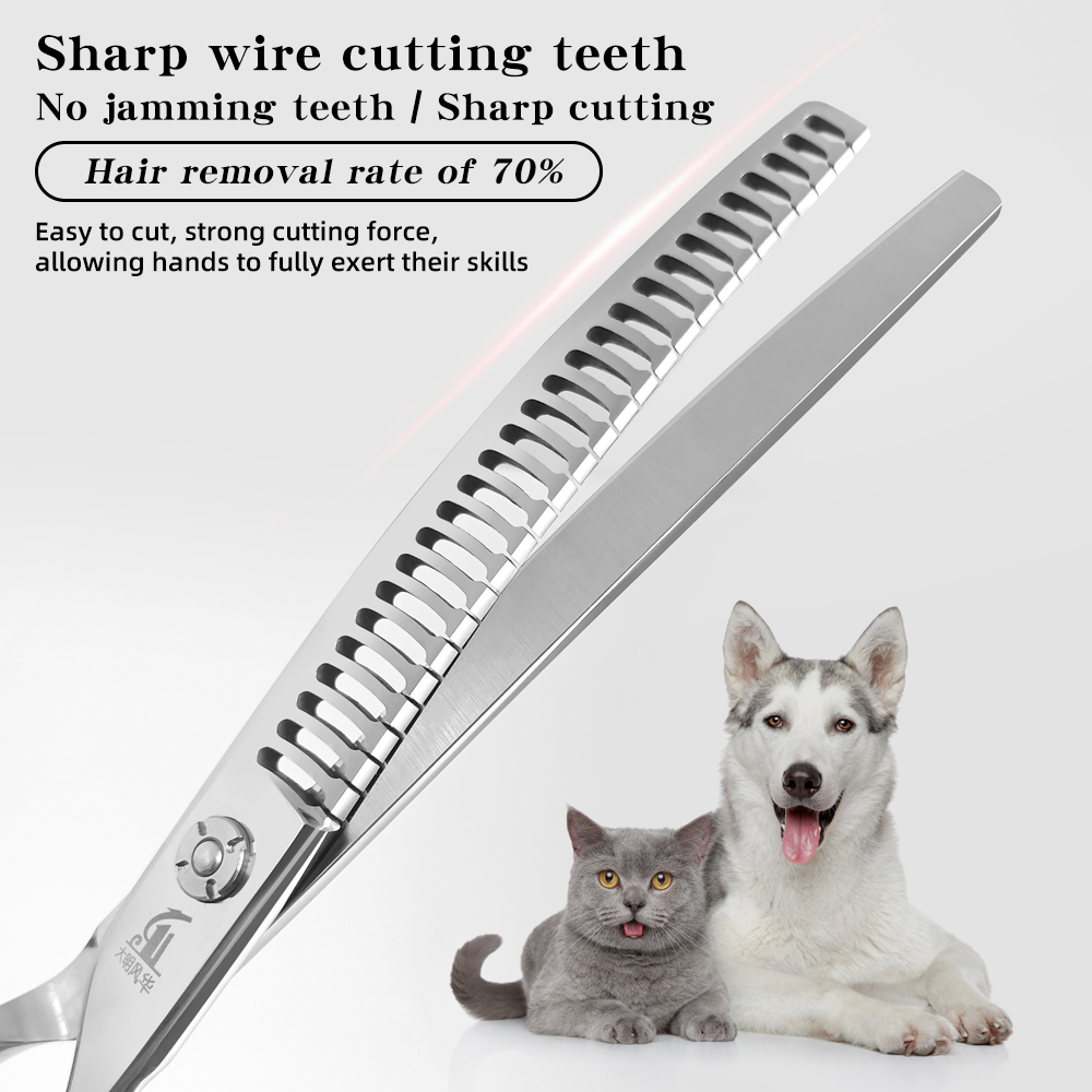 مقص تجميل للكلاب على شكل عظمة  - مراجعة Grooming Scissors وسعره