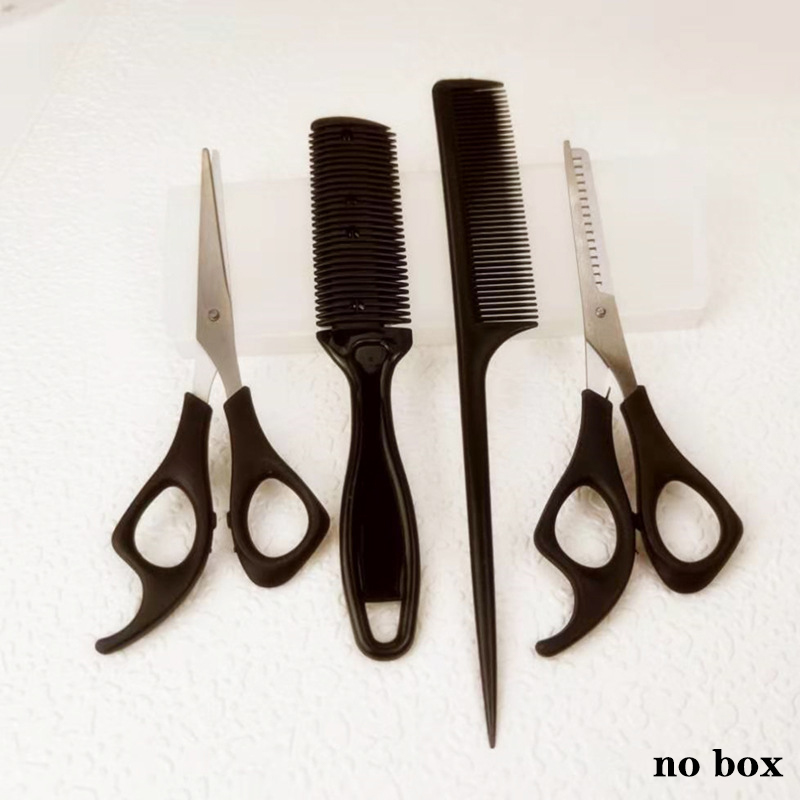 جديد【4 قطع من مقصات الشعر، مقص - مراجعة Grooming Scissors وسعره