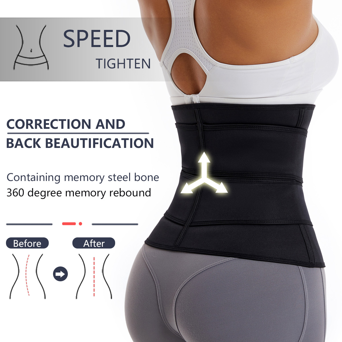 حزام تدريب الخصر للنساء بحزام  - مراجعة Body Trimmer وسعره