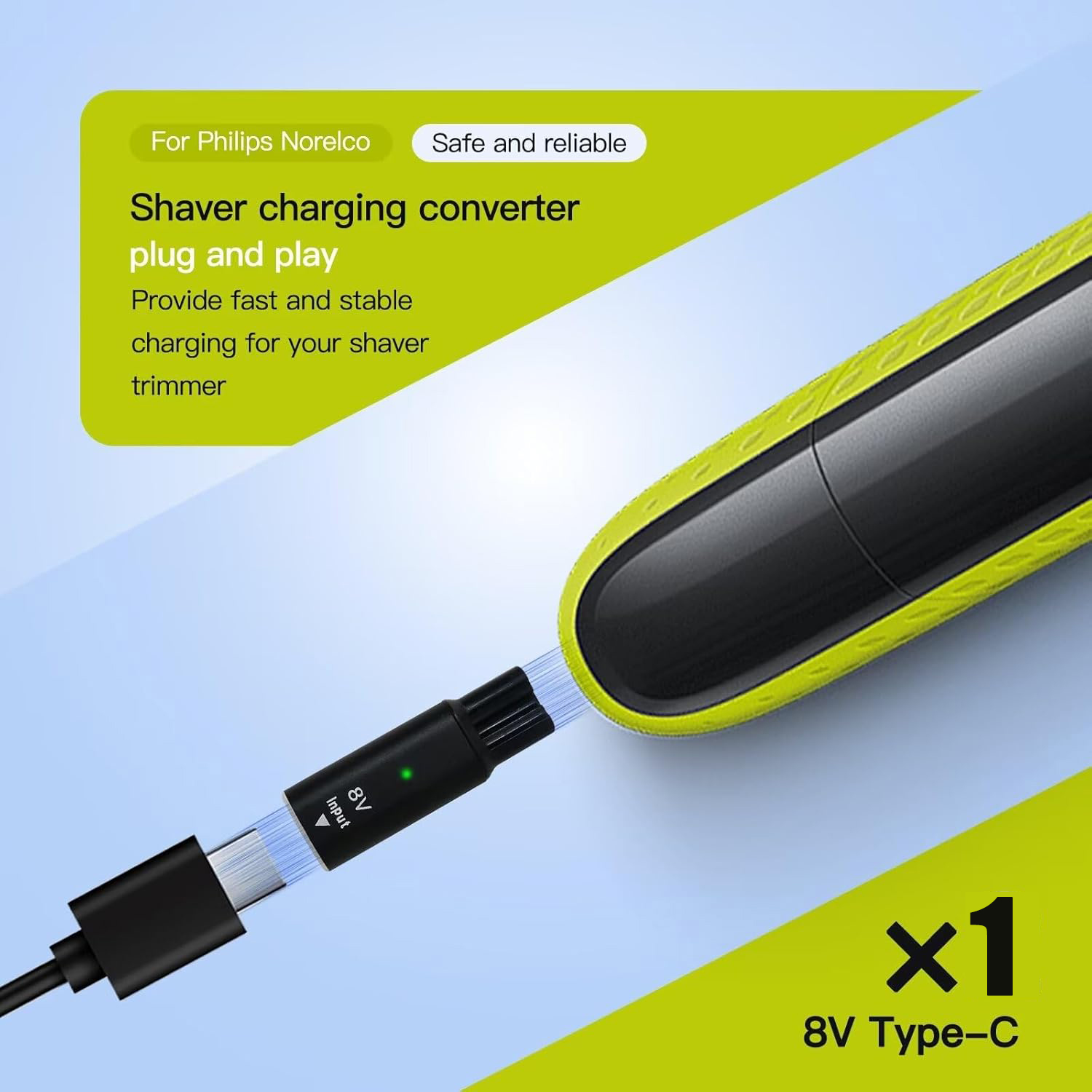 محول شحن ماكينة حلاقة 8 فولت H - مراجعة Electric Razor وسعره