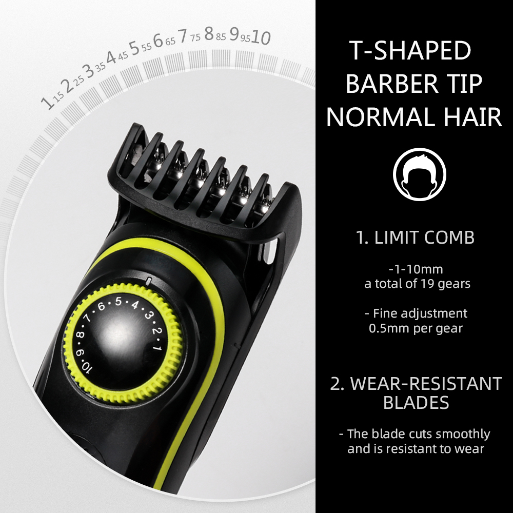 Kemei 5 في 1 LCD ماكينة حلاقة  - مراجعة Aftershave وسعره