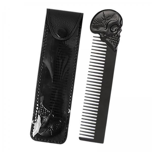 مشط جيب على شكل جمجمة من سبيكة - مراجعة Men'S Grooming Hairstyles وسعره