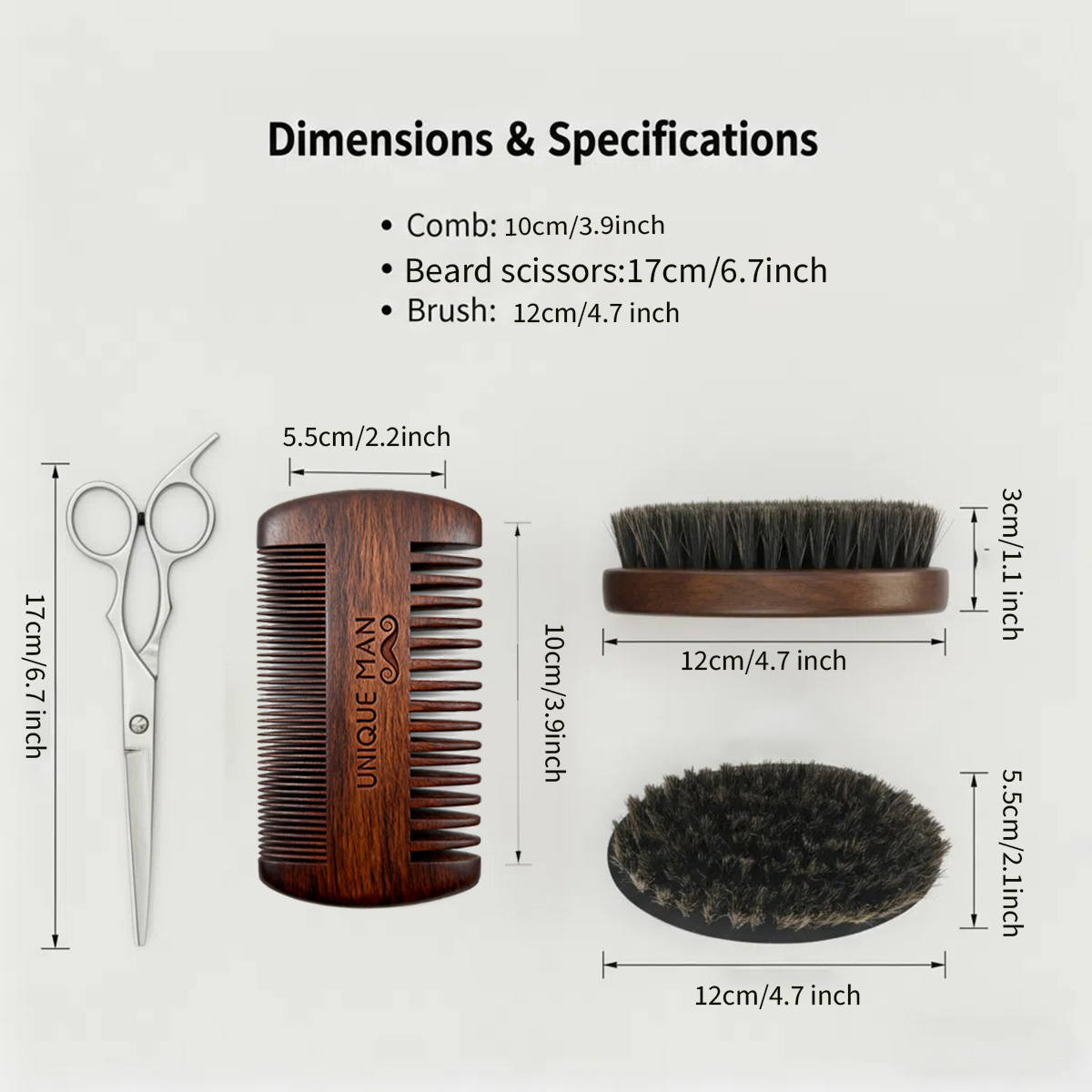 مجموعة اللحية الرجالية الفريدة - مراجعة Grooming Kit وسعره