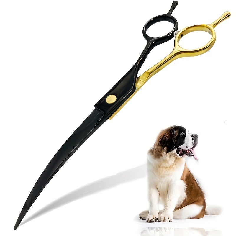 مقصات تهذيب شعر الكلاب المنحني - مراجعة Grooming Scissors وسعره
