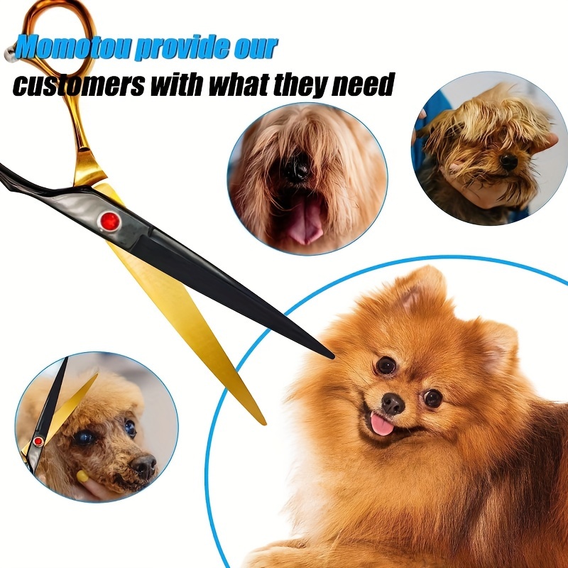 مقصات تهذيب شعر الكلاب المنحني - مراجعة Grooming Scissors وسعره