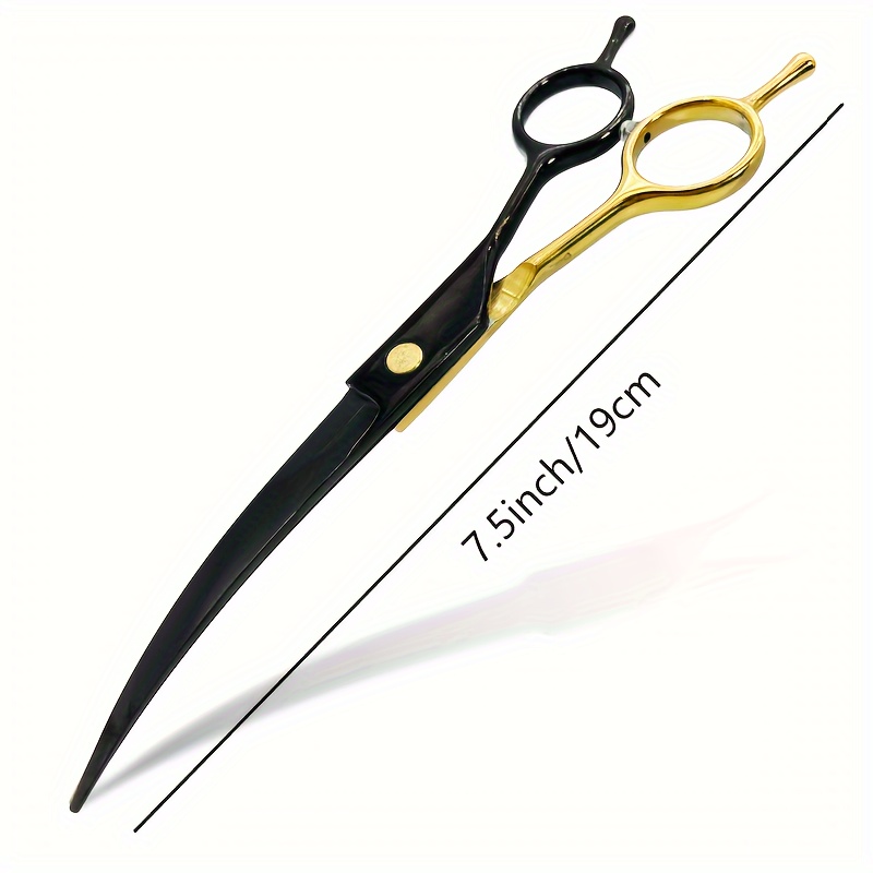 مقصات تهذيب شعر الكلاب المنحني - مراجعة Grooming Scissors وسعره